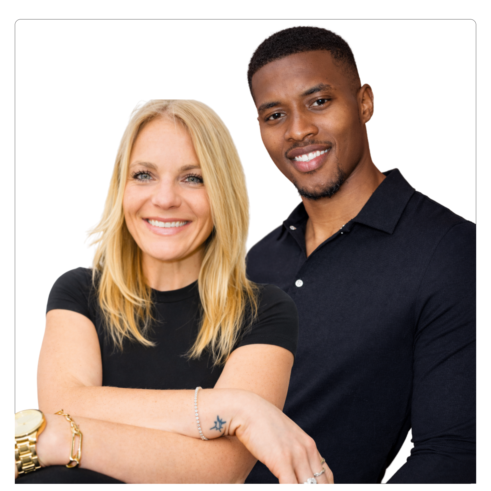 Lacey Cook and Iván Quintero, founders of Move With Intention